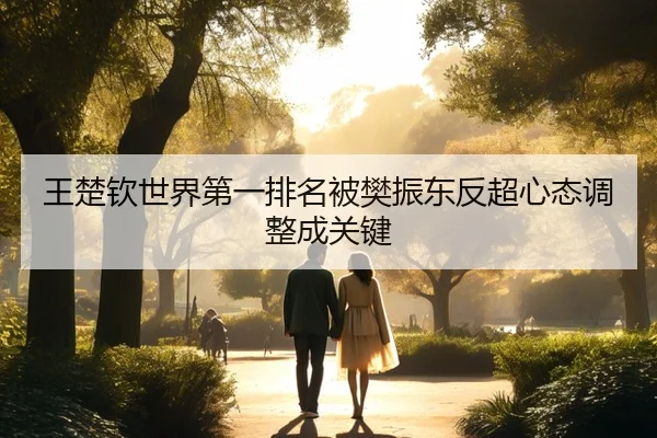 王楚钦世界第一排名被樊振东反超心态调整成关键